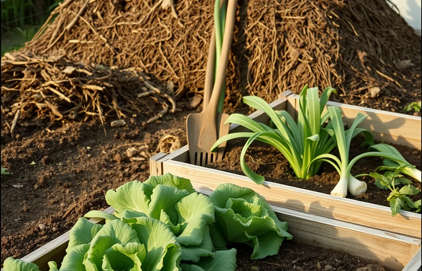 Le jardin et le potager