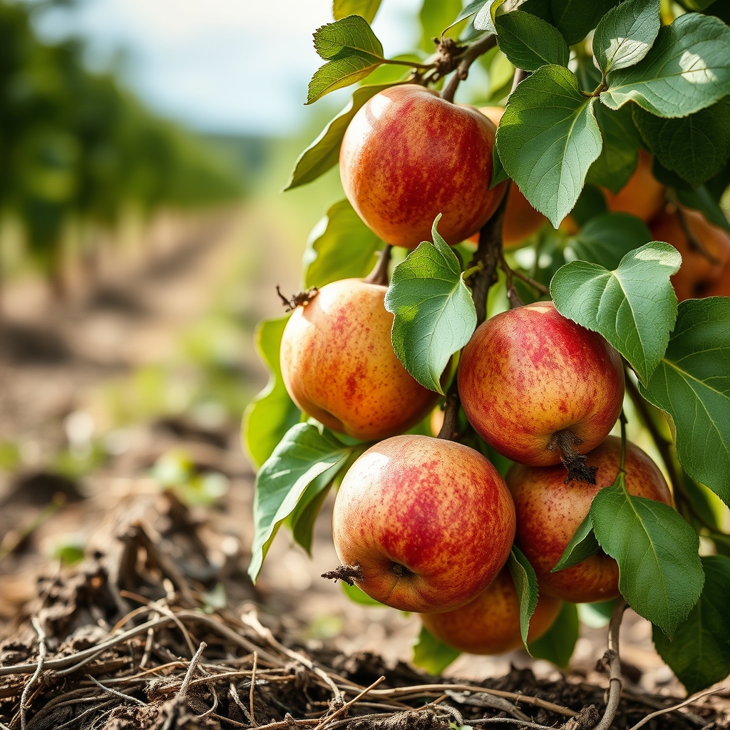 Photo : Cultivar pommes à cidre : variétés bretonnes traditionnelles